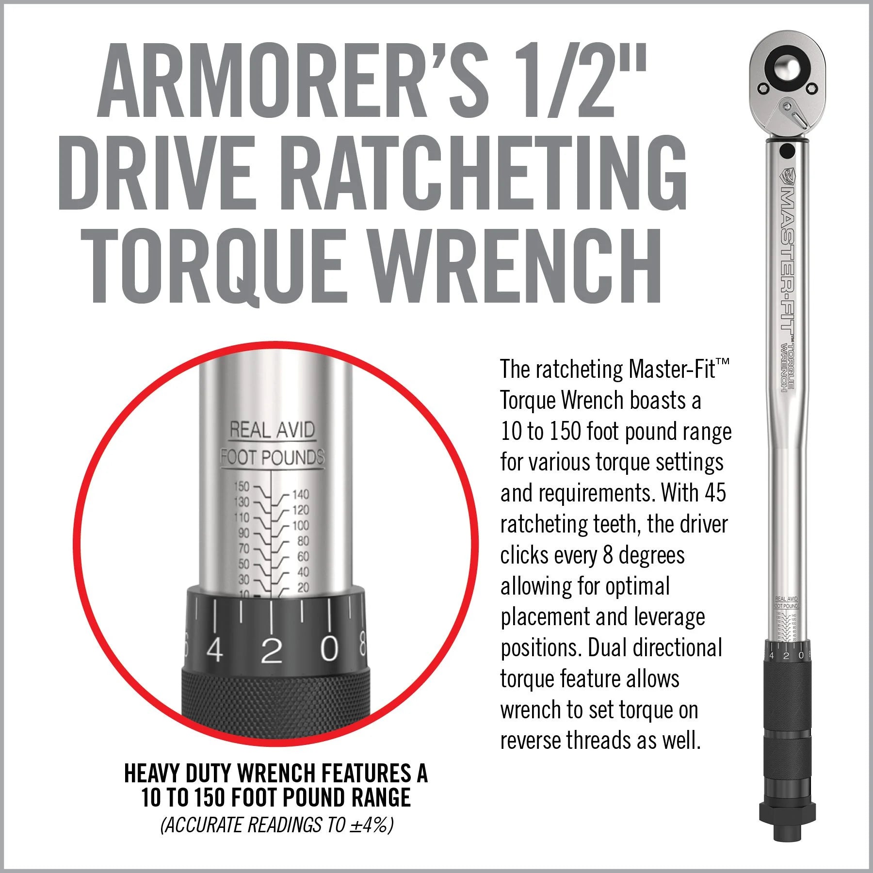 Master-Fit A2/AR15 Crowfoot Wrench Set