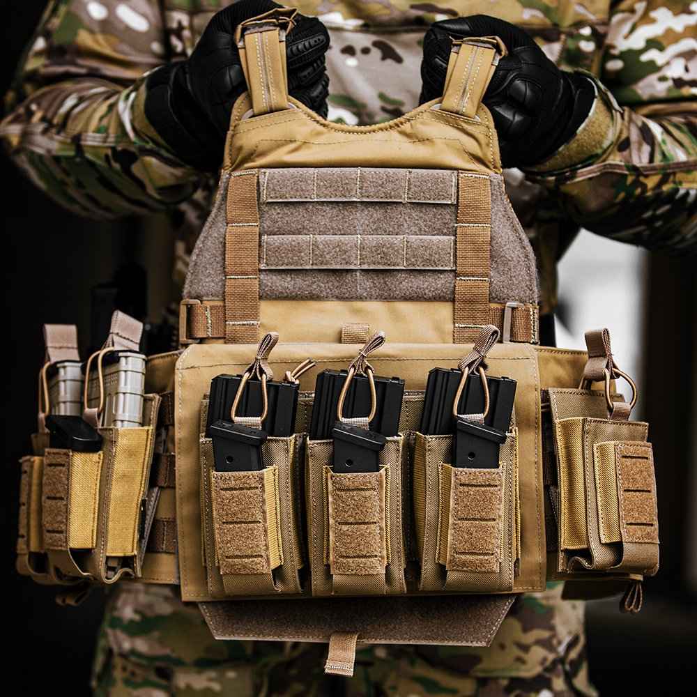 Molle Mag Pouch for 5.56mm & 9mm - Open-Top Magazine Holder