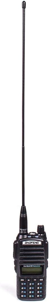 Authentic Genuine Nagoya NA-320A Triband HT Antenna 2M-1.25M-70CM (144-220-440Mhz) Antenna SMA-Female for BTECH and BaoFeng Radios