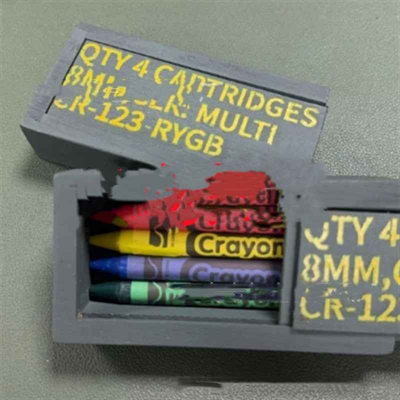Tactical Christmas Crayon Box for Unique Creative Decor