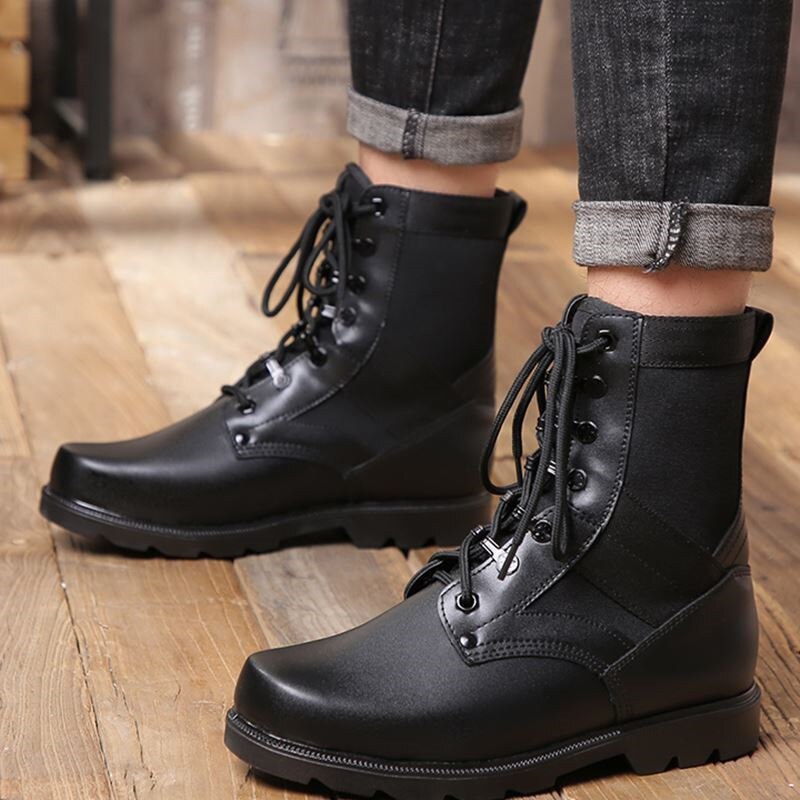 Cold Weather Combat Boots: Wool Lined for Ultimate Warmth and Comfort