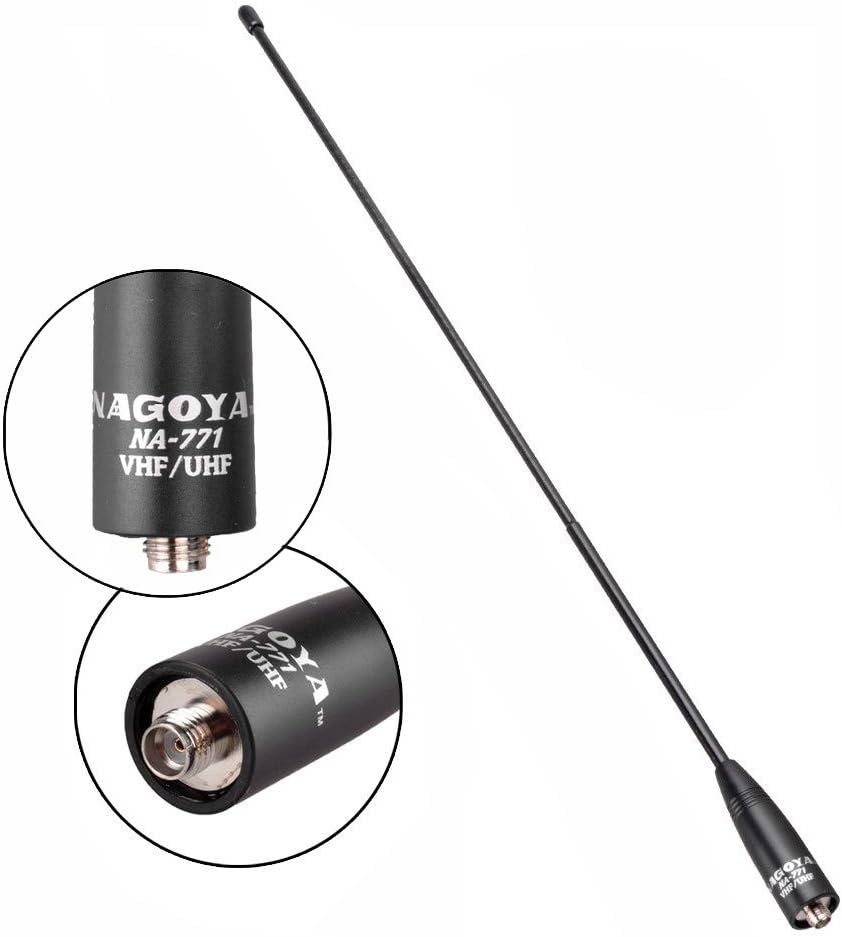 Authentic Genuine Nagoya NA-320A Triband HT Antenna 2M-1.25M-70CM (144-220-440Mhz) Antenna SMA-Female for BTECH and BaoFeng Radios