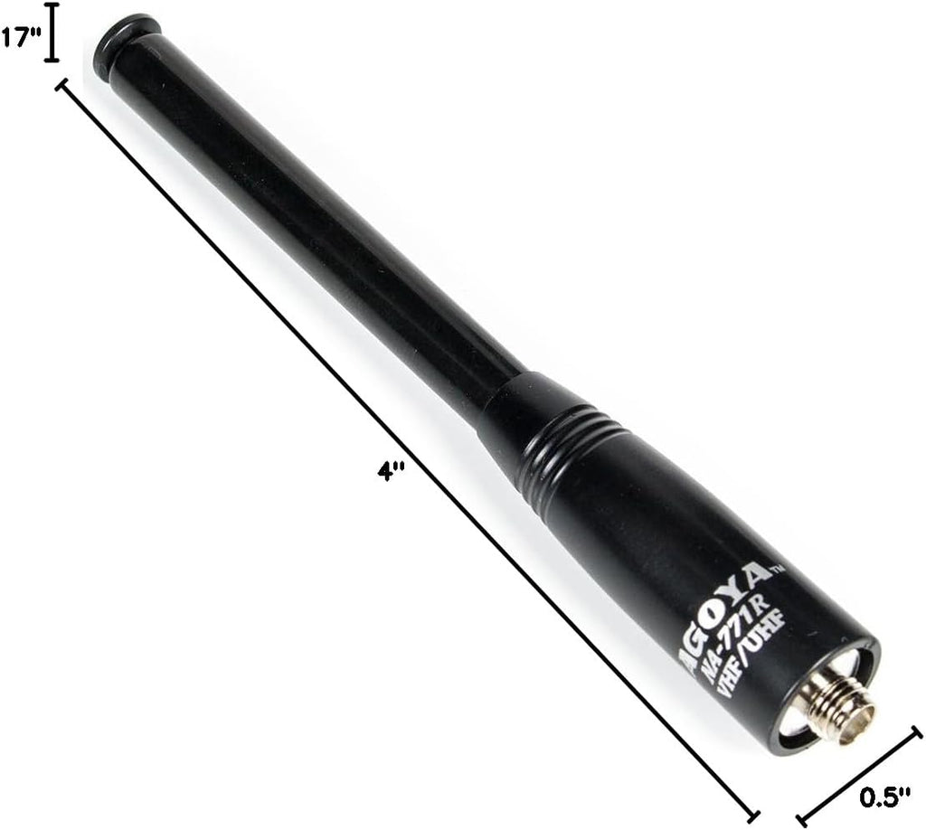 Authentic Genuine Nagoya NA-320A Triband HT Antenna 2M-1.25M-70CM (144-220-440Mhz) Antenna SMA-Female for BTECH and BaoFeng Radios