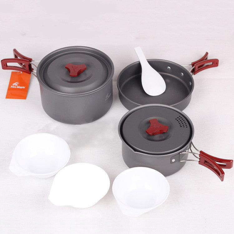 Picnic Cookware Set - Camping Pot Set for Outdoor Adventures