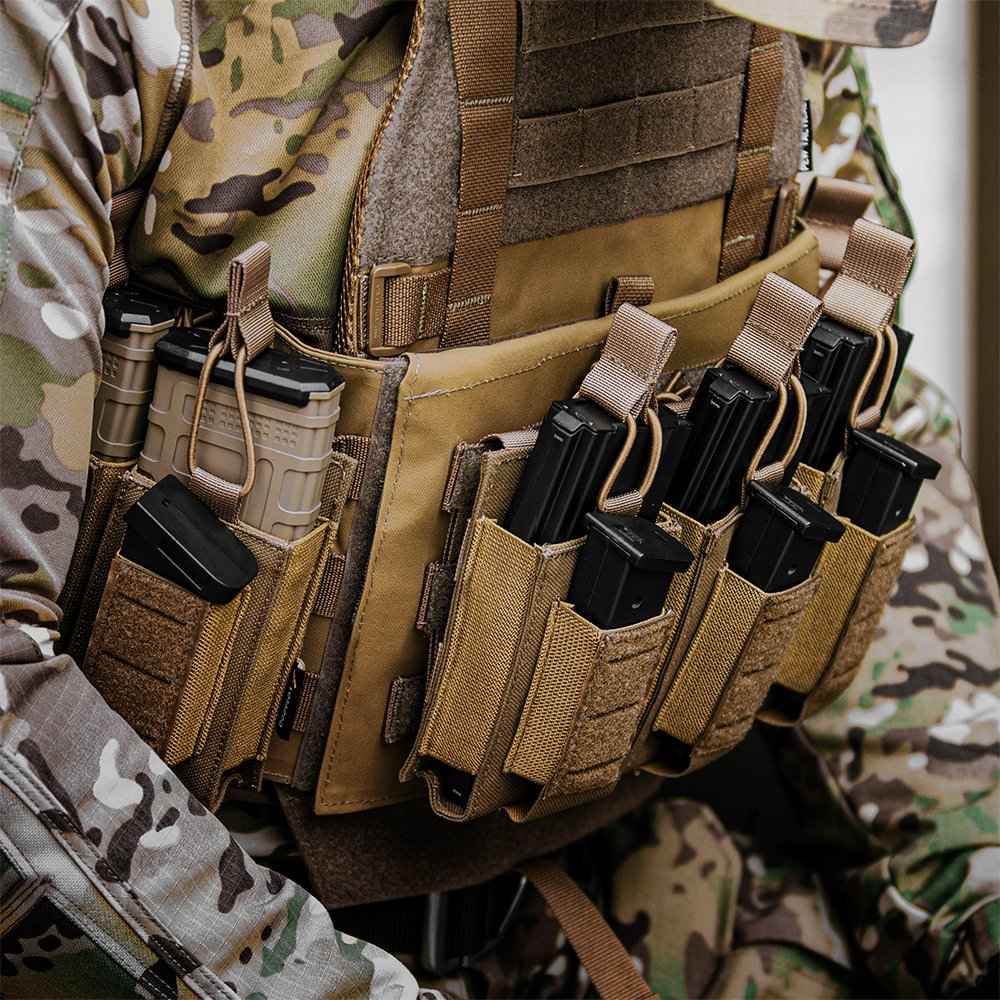 Molle Mag Pouch for 5.56mm & 9mm - Open-Top Magazine Holder