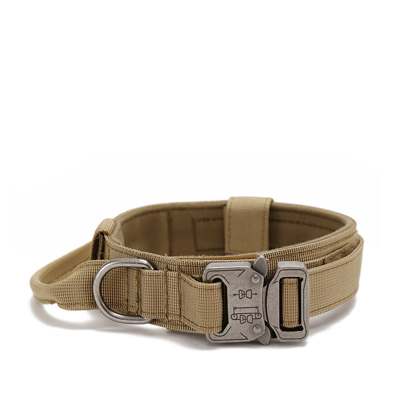 Adjustable Tactical Dog Collar for Training and Outdoor Adventures