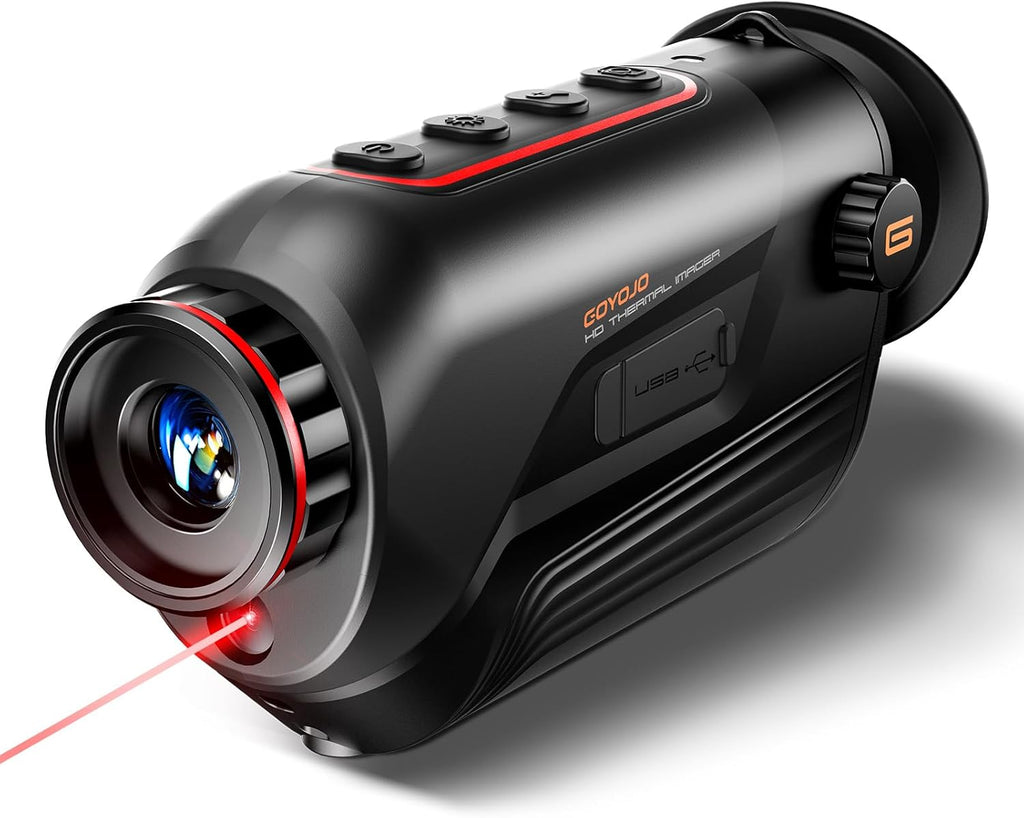 GOYOJO G210 Thermal Monocular, 256x192 (25 Hz) Thermal Imaging Monoscope Camera for Adults, 10mm Focal Lens Vision Goggles Thermal Scopes for Night Hunting Camping