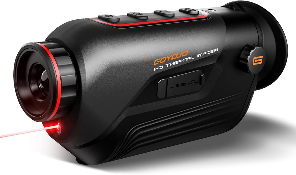 GOYOJO G210 Thermal Monocular, 256x192 (25 Hz) Thermal Imaging Monoscope Camera for Adults, 10mm Focal Lens Vision Goggles Thermal Scopes for Night Hunting Camping