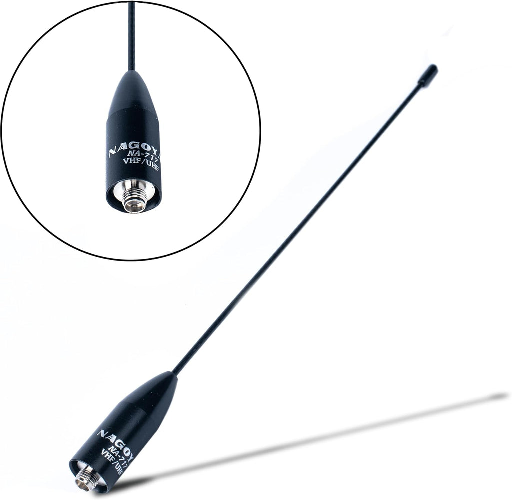 Authentic Genuine Nagoya NA-320A Triband HT Antenna 2M-1.25M-70CM (144-220-440Mhz) Antenna SMA-Female for BTECH and BaoFeng Radios