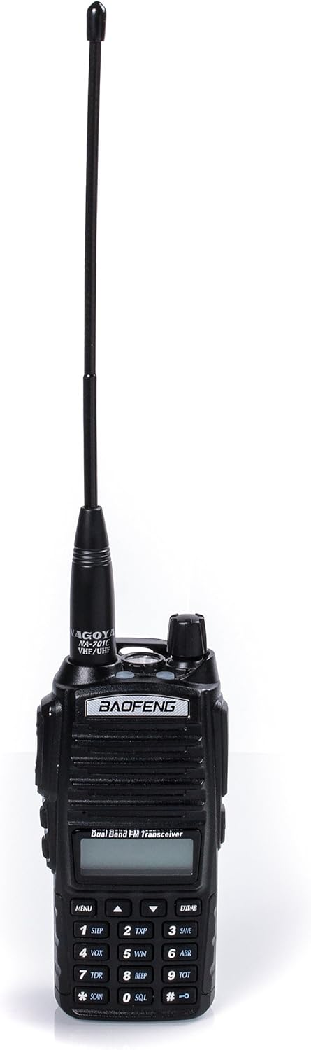 Authentic Genuine Nagoya NA-320A Triband HT Antenna 2M-1.25M-70CM (144-220-440Mhz) Antenna SMA-Female for BTECH and BaoFeng Radios