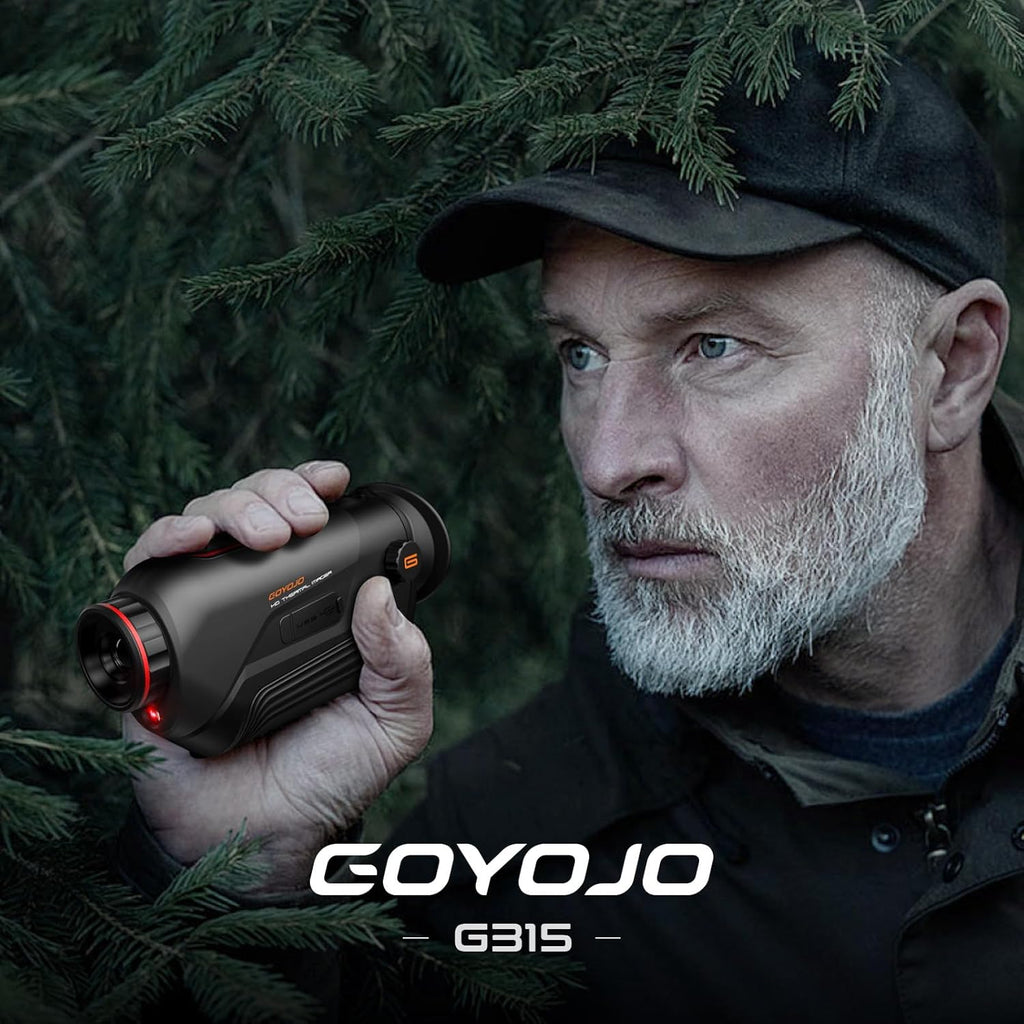 GOYOJO G210 Thermal Monocular, 256x192 (25 Hz) Thermal Imaging Monoscope Camera for Adults, 10mm Focal Lens Vision Goggles Thermal Scopes for Night Hunting Camping