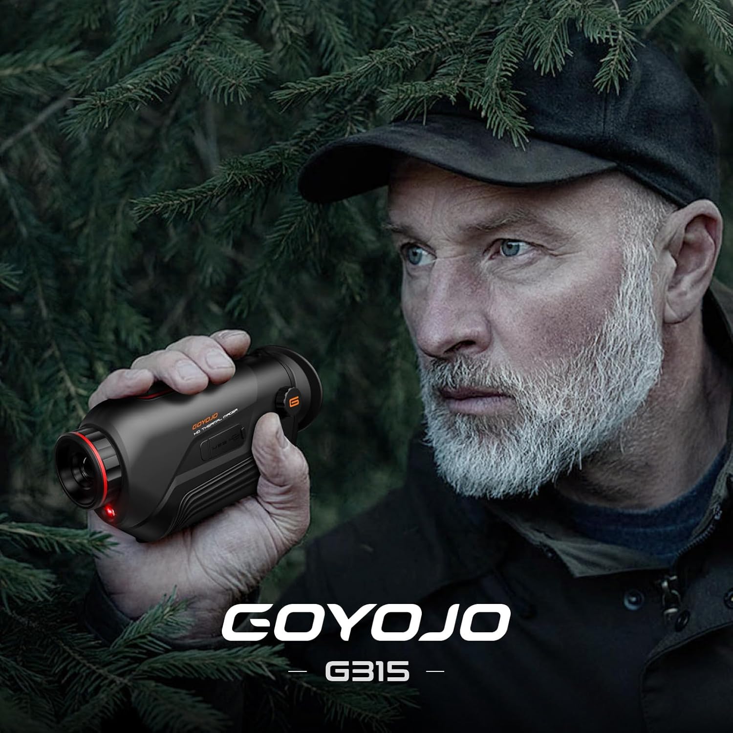 GOYOJO G210 Thermal Monocular, 256x192 (25 Hz) Thermal Imaging Monoscope Camera for Adults, 10mm Focal Lens Vision Goggles Thermal Scopes for Night Hunting Camping