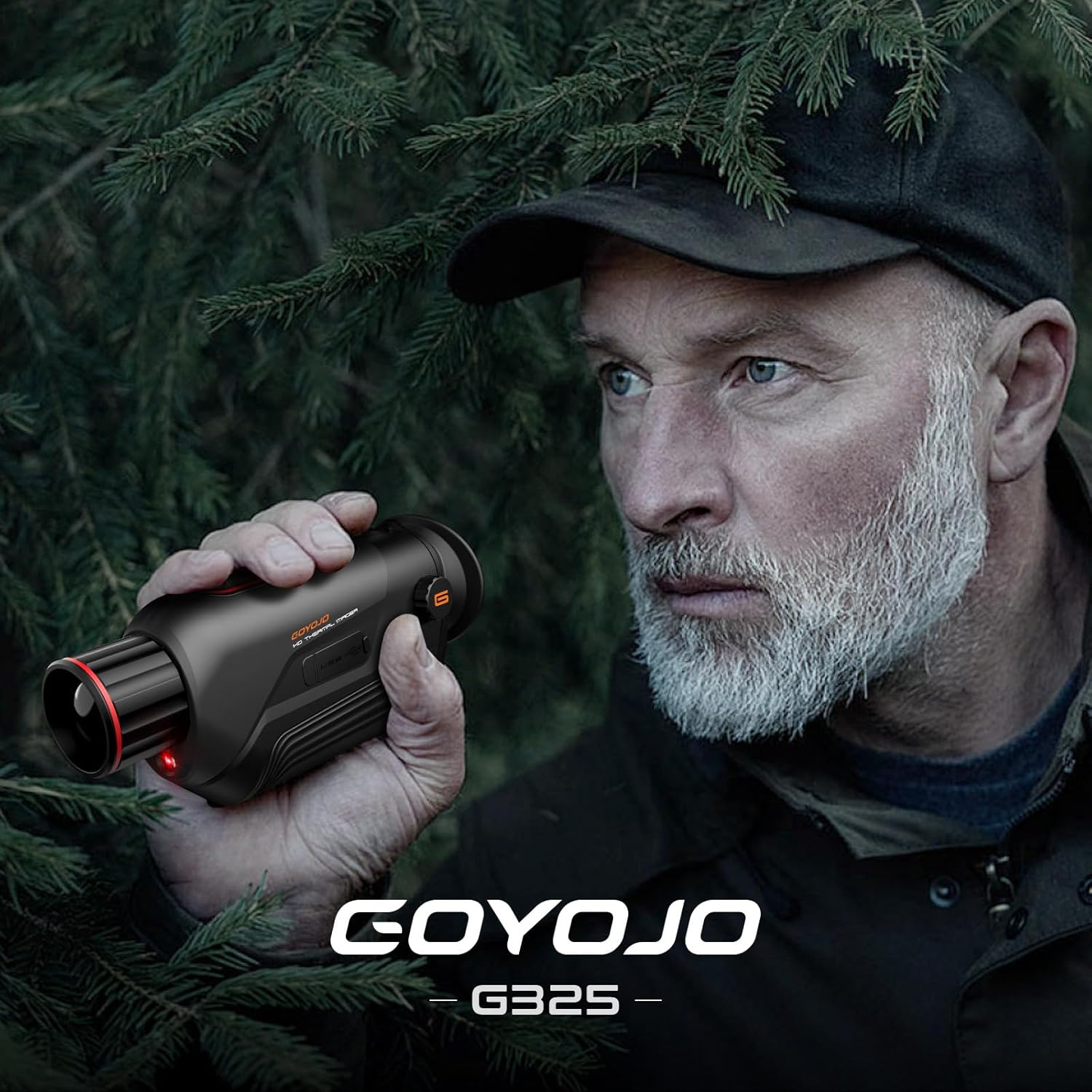 GOYOJO G210 Thermal Monocular, 256x192 (25 Hz) Thermal Imaging Monoscope Camera for Adults, 10mm Focal Lens Vision Goggles Thermal Scopes for Night Hunting Camping
