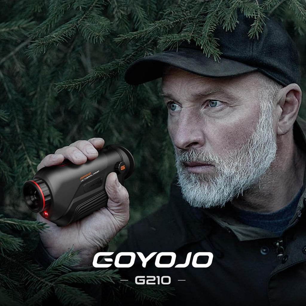 GOYOJO G210 Thermal Monocular, 256x192 (25 Hz) Thermal Imaging Monoscope Camera for Adults, 10mm Focal Lens Vision Goggles Thermal Scopes for Night Hunting Camping