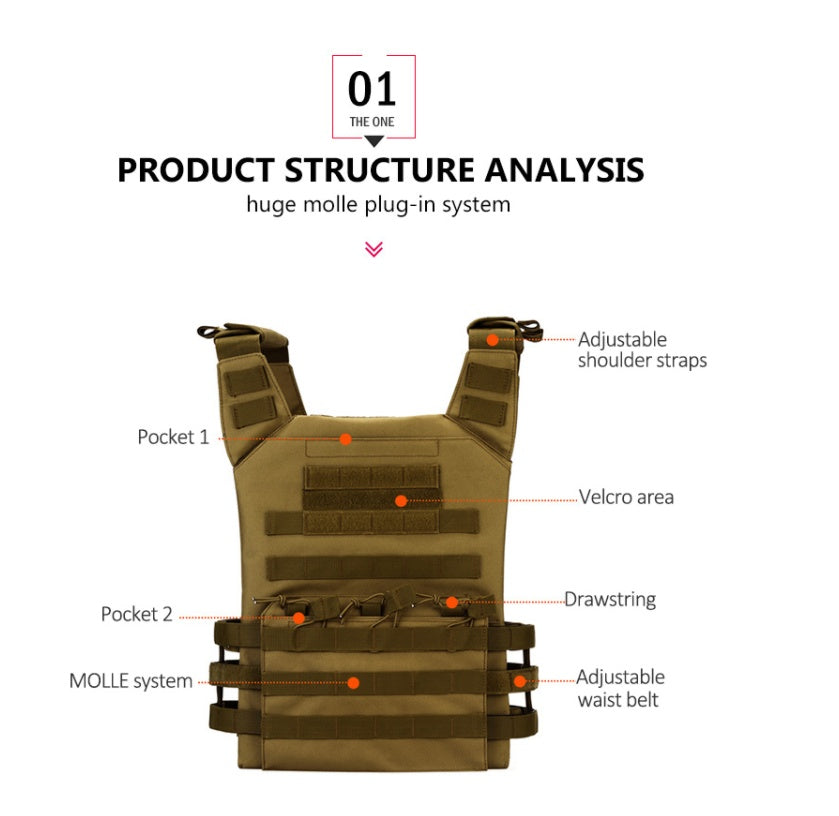 Tactical Plate Carrier for Ultimate Protection and Comfort