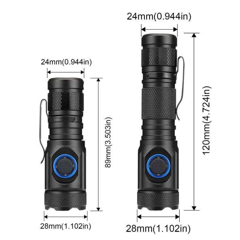 Rechargeable Tactical Flashlight - Powerful and Convenient