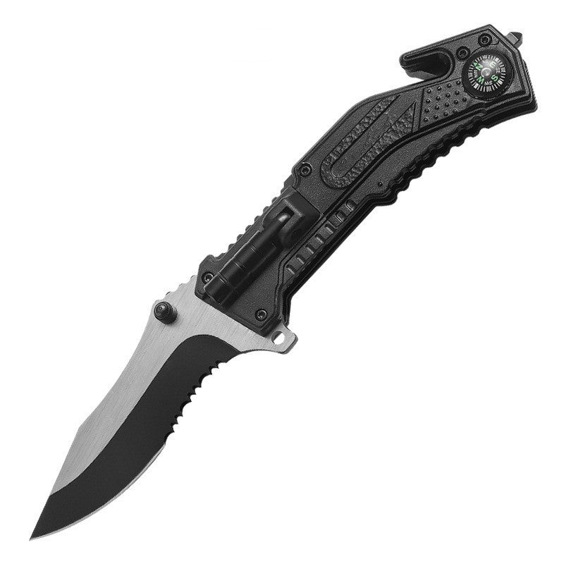 Folding Survival Knife for Wilderness Survival and Emergency Preparedness