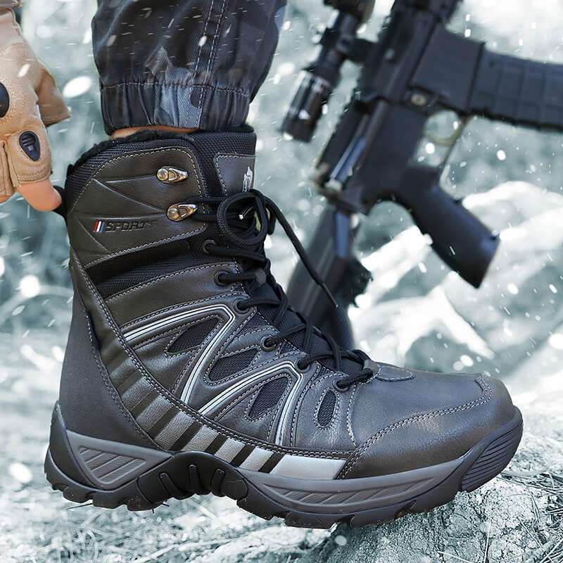 Anti Slip Tactical Combat Boots for Special Forces - High Top Design