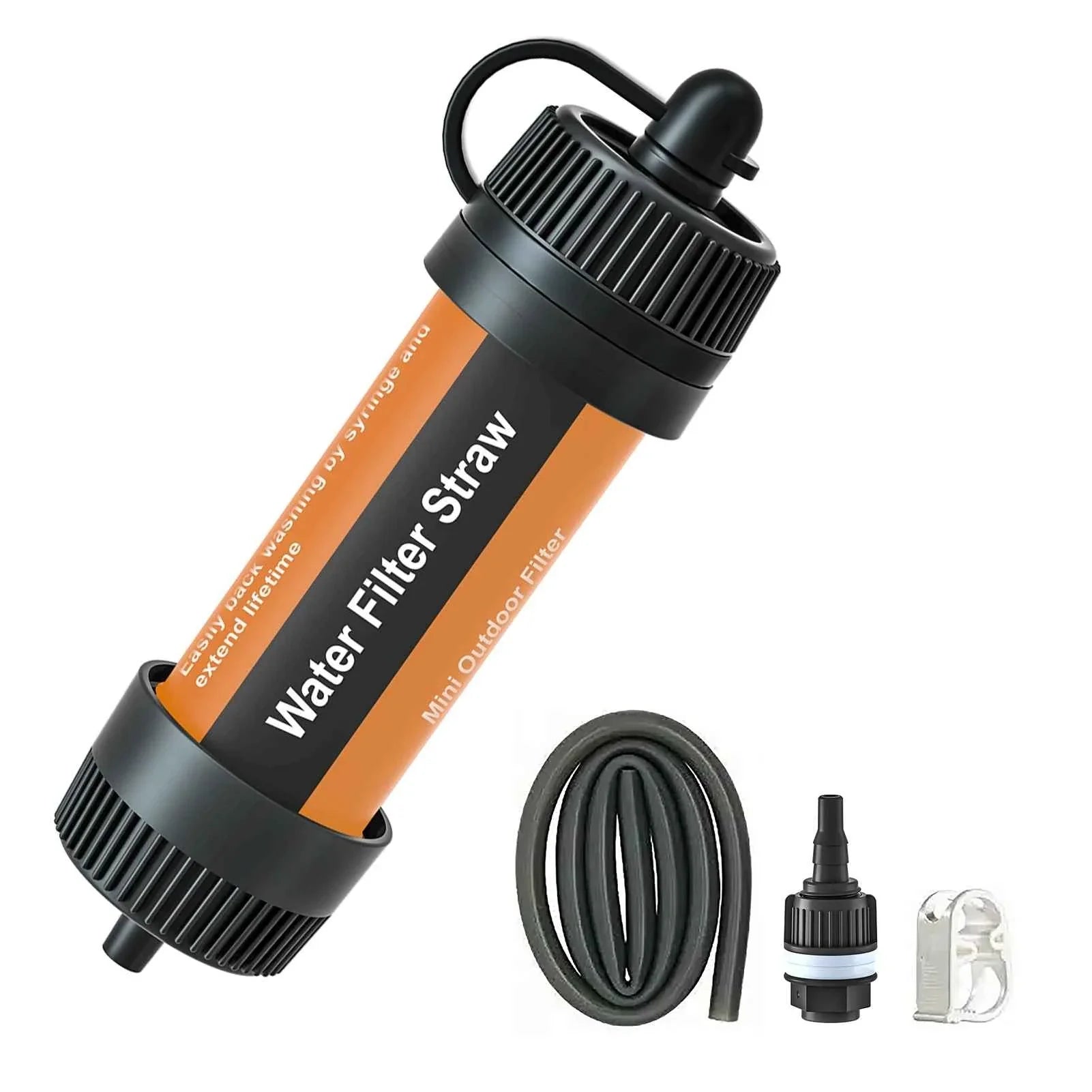 Portable Outdoor Water Filter Straw System