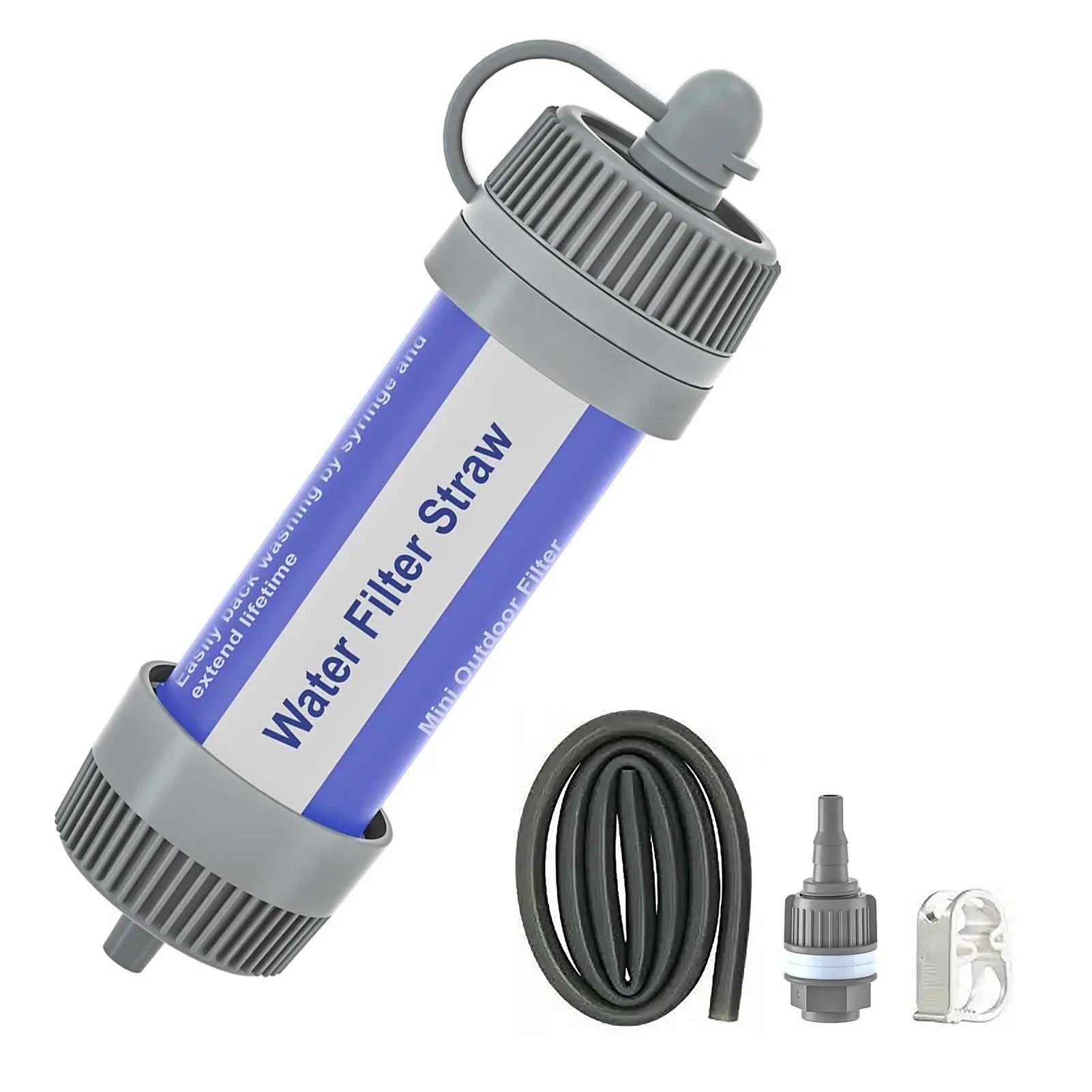 Portable Outdoor Water Filter Straw System