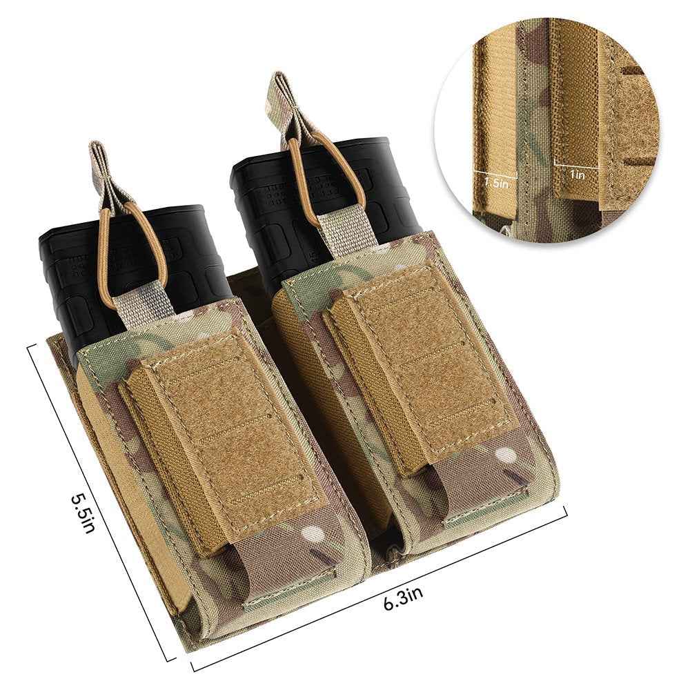 Molle Mag Pouch for 5.56mm & 9mm - Open-Top Magazine Holder