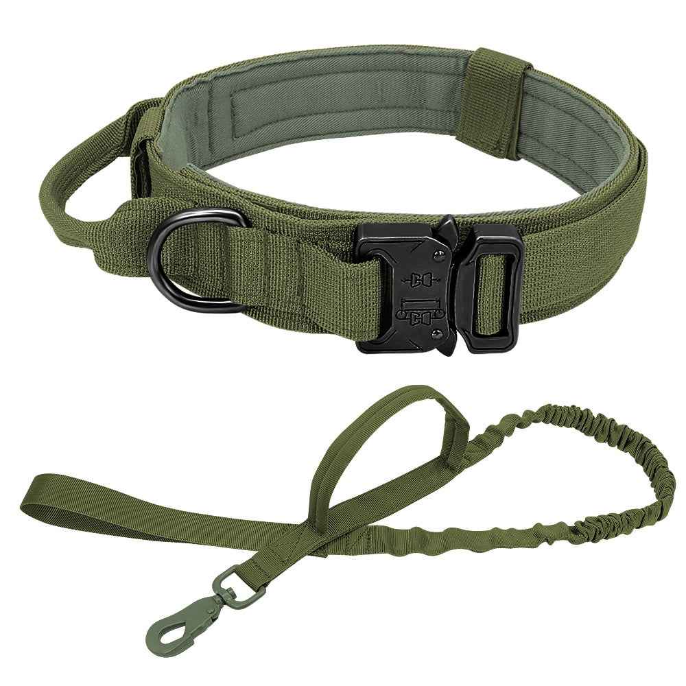 Military Tactical Dog Collar & Leash for Ultimate Control and Comfort